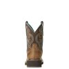 31KXt0DHnNL.jpg Womens Fatbaby Heritage Round Toe Casual Boots Ankle Low Heel 1-2" - Blue, Brown