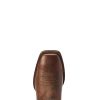 Mens Sport Rambler Square Toe Casual Boots Mid Calf - Brown