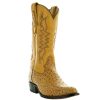 31rF4KDzhTL.jpg Men's Ostrich Print Cowboy Boots, Exotic Print Men's Cowboy Boots, Western Boots For Men H7002
