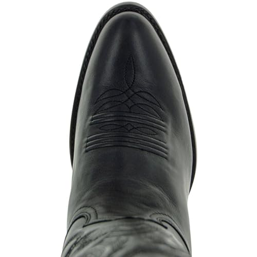 31tcvacPxpL.jpg Mens Classic Round Toe Cowboy Boots H7001