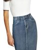 410KQt3tLwL.jpg Womens Stretch Pencil Skirts with Functional Pockets, A Line & Destructed Mini Denim Skirts
