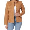 Jeans for Women Lightweight Zip-Up Utility Jackets Transitional Jackets for Fall and Spring, Small to X-Large