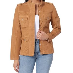 Jeans for Women Lightweight Zip-Up Utility Jackets Transitional Jackets for Fall and Spring, Small to X-Large
