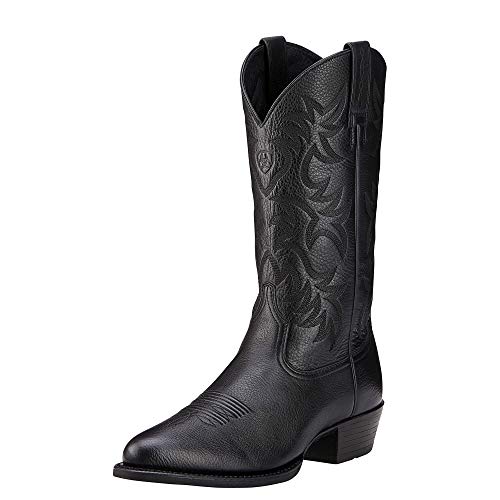 417OgB7Nh2L.jpg Heritage Round Toe Western Boots - Men’s Round Toe Cowboy Boot