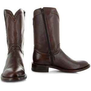 Men's Roper Cowboy Boots, Genuine Leather Men's Cowboy Boots, Western Boots For Men H4003