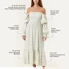 Women’s Baby Shower Dress, Nursing Cotton Yuki Dress, Muslin Maternity Gown for Photoshoot