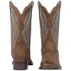 Women's Cowboy Boots Square Toe Wide Calf Cowgirl Boots Western Work Boots Embroidered