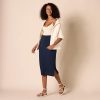 Women's Pull-On Knit Midi Skirt (Available in Plus Size)