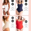 Bodysuits for Women - Body Shaper Tummy Control Bodysuit, Shapewear Bodysuits for Women, Scoop Neck Plus Size