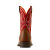 Youth Wilder Hat Box Brown and Deepest Teal Boot