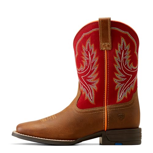 Youth Wilder Hat Box Brown and Deepest Teal Boot