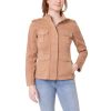 Jeans for Women Lightweight Zip-Up Utility Jackets Transitional Jackets for Fall and Spring, Small to X-Large
