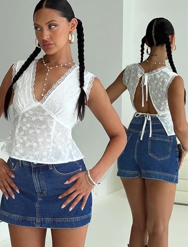 Jean Skorts for Woman 2025 Trendy High Waisted Y2k Mini Skirt Stretchy Denim Shorts Skort Country Concert Outfits