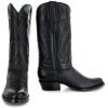 41T23mnHBEL.jpg Mens Classic Round Toe Cowboy Boots H7001