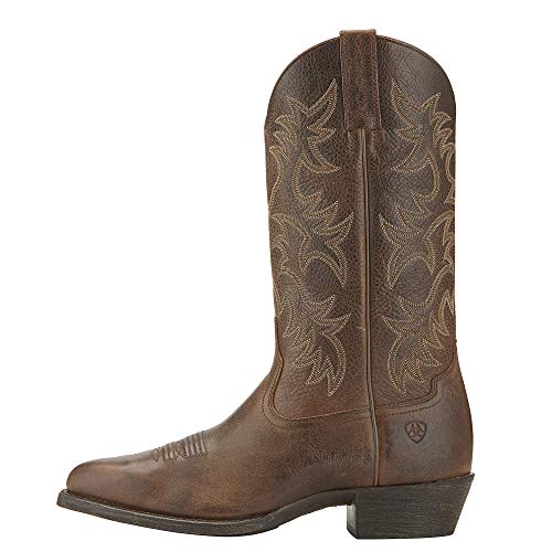 41TmLTdCqOL.jpg Heritage Round Toe Western Boots - Men’s Round Toe Cowboy Boot