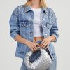 Jean Jacket Women Trendy 2025 Embellished Button Down Vintage Western Trucker Jacket Spring Coat Outfits