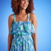 41WqkruyvL.jpg Sleeveless Square Neck Tiered Maxi Ruffle Detail | Summer Dresses for Women