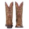 Ladies Western Square Toe Cowboy Boots For Women Wide Calf Cowgirl Boots