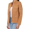 Jeans for Women Lightweight Zip-Up Utility Jackets Transitional Jackets for Fall and Spring, Small to X-Large