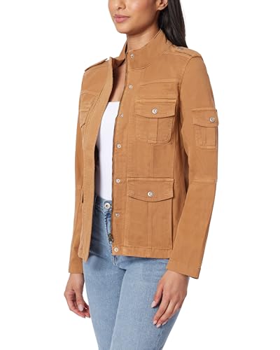 Jeans for Women Lightweight Zip-Up Utility Jackets Transitional Jackets for Fall and Spring, Small to X-Large