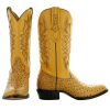 41dXXse8LUL.jpg Men's Ostrich Print Cowboy Boots, Exotic Print Men's Cowboy Boots, Western Boots For Men H7002