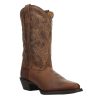 51110 Maddie Black Leather R Toe Womens Western Cowboy Boots