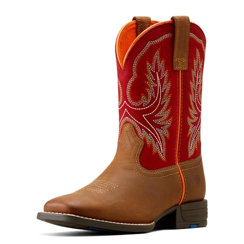 Youth Wilder Hat Box Brown and Deepest Teal Boot