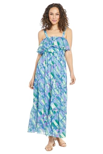 41jqsPzVUpL.jpg Sleeveless Square Neck Tiered Maxi Ruffle Detail | Summer Dresses for Women