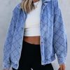 Women's Jean Jacket Long Sleeve Zimbaplatinum Overszied Denim Jackets Shacket Coat Fashion Spring Outfits 2025