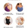 Bodysuits for Women - Body Shaper Tummy Control Bodysuit, Shapewear Bodysuits for Women, Scoop Neck Plus Size