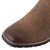 Cowboy Boots for Men Western Boots Wide Square Toe Men's Cowboy Boots Classic Embroidered with Pull On Slip Resistant Boots