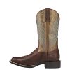 Women's Round Up Wide Square Toe Western Boot