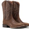 Cowboy Boots For Men - Mens Sport Wide Square Toe Western Boot,Oil/Slip Resistant,Durable Fashionable Classic Pull on 10 Inch