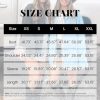 Women's Oversized Mid Long Denim Jacket Jean Biker Coat