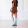 Knee High Cowboy Boots for Women Pointed Toe Side Zipper Cowgirl Boots Women's Back Lace up Chunky Heel Western shoes