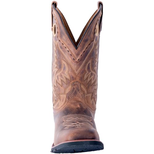 41vpEHq0EL.jpg Dan Post Tan Kane Broad Square Toe Mens Western Boots 7812