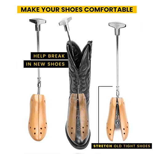 Bloodhound Professional Western Cowboy Boot Stretcher for Men & Women - Widener Shoe Stretcher For Cowboy Boots