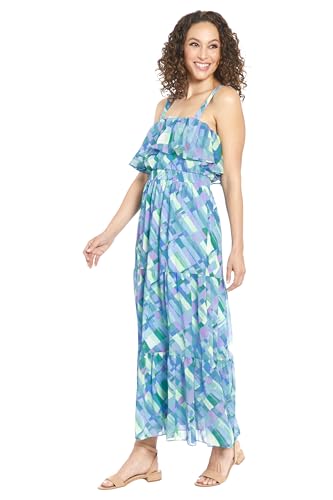 41wjvr0e83L.jpg Sleeveless Square Neck Tiered Maxi Ruffle Detail | Summer Dresses for Women