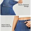 41xFYkibEaL.jpg Jean Skirts for Women Denim High Stretch Cargo Skirt with Shorts Denim Skort Mini Jean Skort Y2k Skirt with Pockets