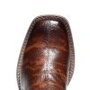 511kSlRJRL.jpg Cowboy Boots Men Square Toe Western Boots Durable Classic Embroidered boot Pull On Slip Resistant Boot