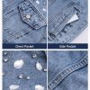 Jean Jacket Women Trendy 2025 Embellished Button Down Vintage Western Trucker Jacket Spring Coat Outfits