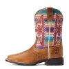 Youth Tan Lonestar Ridge Serape Cowgirl Boot
