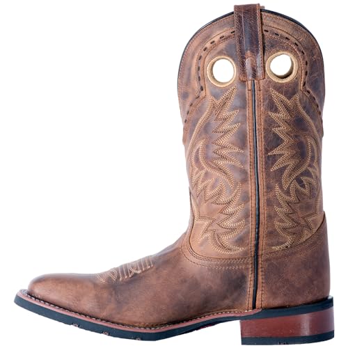 51TNhyiozpL.jpg Dan Post Tan Kane Broad Square Toe Mens Western Boots 7812
