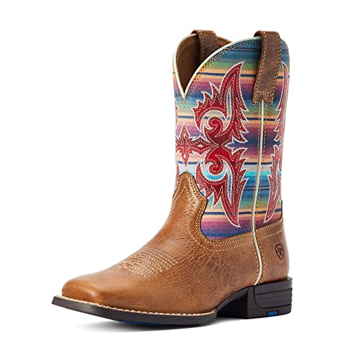 Youth Tan Lonestar Ridge Serape Cowgirl Boot