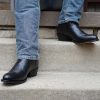 51aAAIcdEmL.jpg Mens Classic Round Toe Cowboy Boots H7001