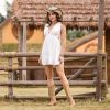 Cowboy Boots For Women Western Cowgirl Boots Mid Calf Snip Toe Boot With Chunky Heel