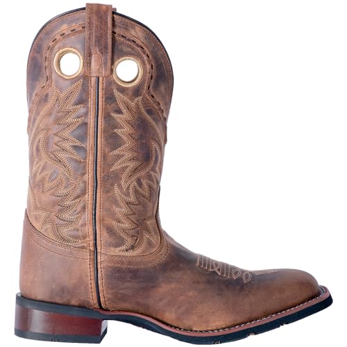 51rKKMhumLL.jpg Dan Post Tan Kane Broad Square Toe Mens Western Boots 7812